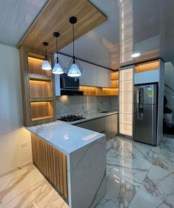 Cocina fabricada en cedro